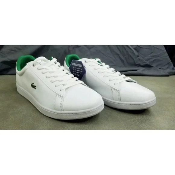 Lacoste Size 13 Men's Hydez 119 ECO Ortholite White Lace Up Fashion SneakerLogo - Picture 12 of 15